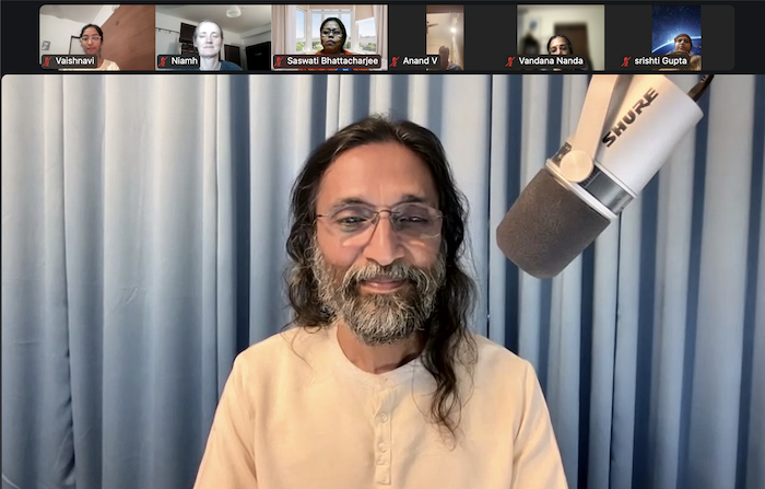 Manoj Zoom A live Anahata session with Manoj